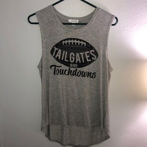 Tailgates & Touchdowns tank top